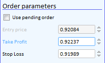 The order parameters block